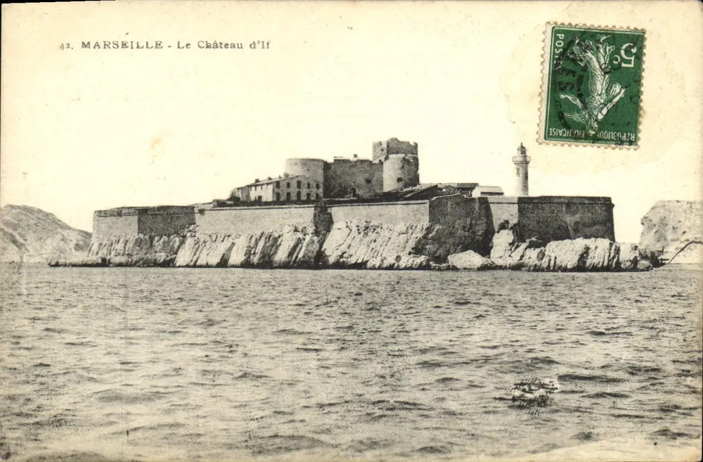 Marselha - O Castelo de If — editor Fototipia Marseillaise, L. R. - Frente
