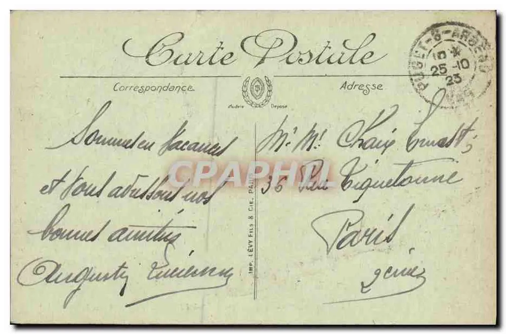 Marseille — Die Corniche — Die Inseln — Ansicht vom Hôtel de la Réserve — Selecta - Rückseite
