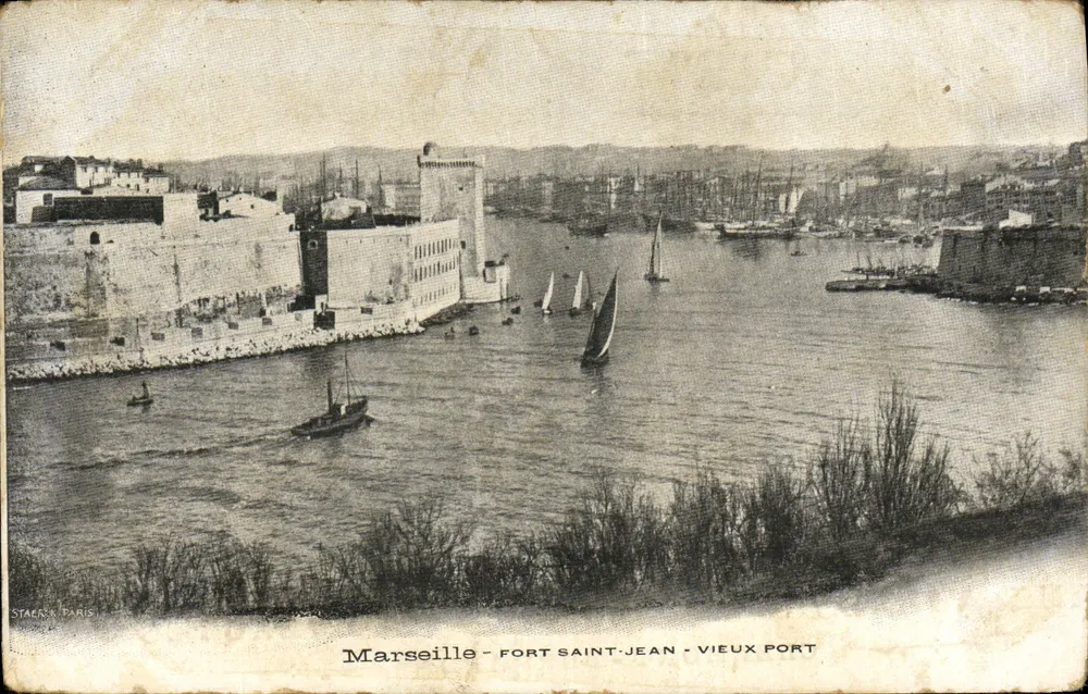 Marseille — Festung Saint-Jean — Altstadt Hafen — Éditeur STACKS & PARIS - Vorderseite