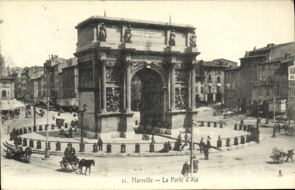 Marseille — La Porte d'Aix — wydawca nieznany, nr 11 - Awers