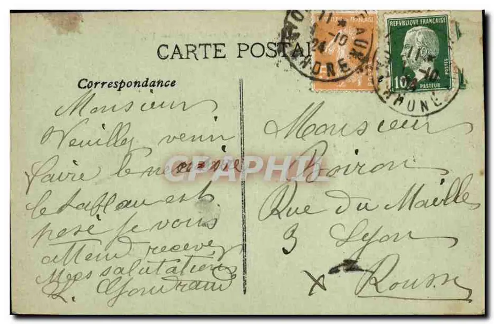 MARSEILLE — O Prado, visto da Praia — VL. - Verso