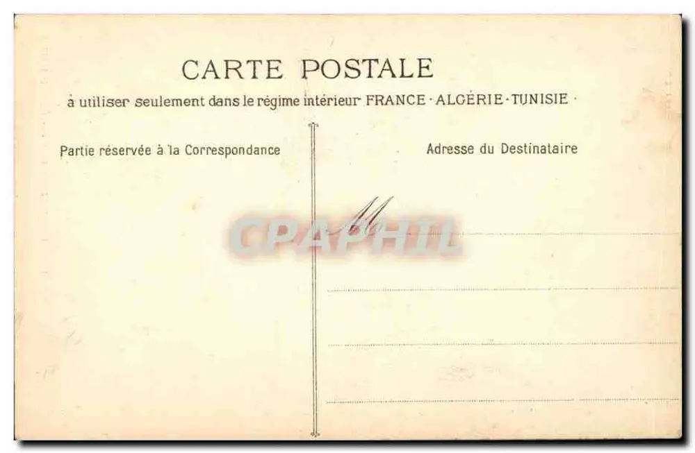 Marseille - 79 bis - O Farol de Santa Maria — Editor: Fototipia E. Lacour, 19 rue Tholozan - Verso