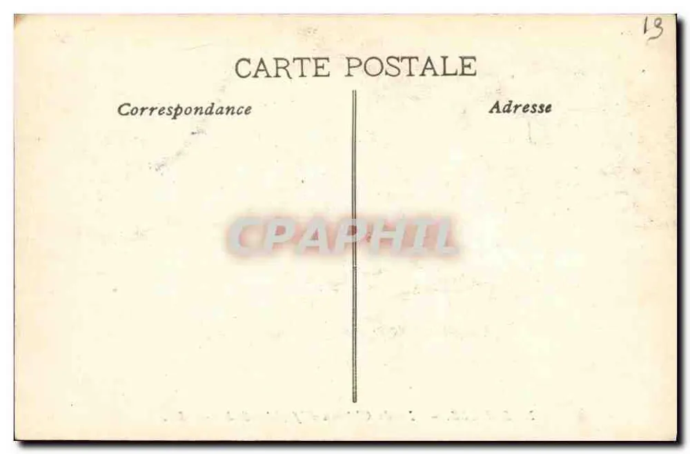 Marseille — Ilha do Castelo de If (Lado Sul) — BL. - Verso