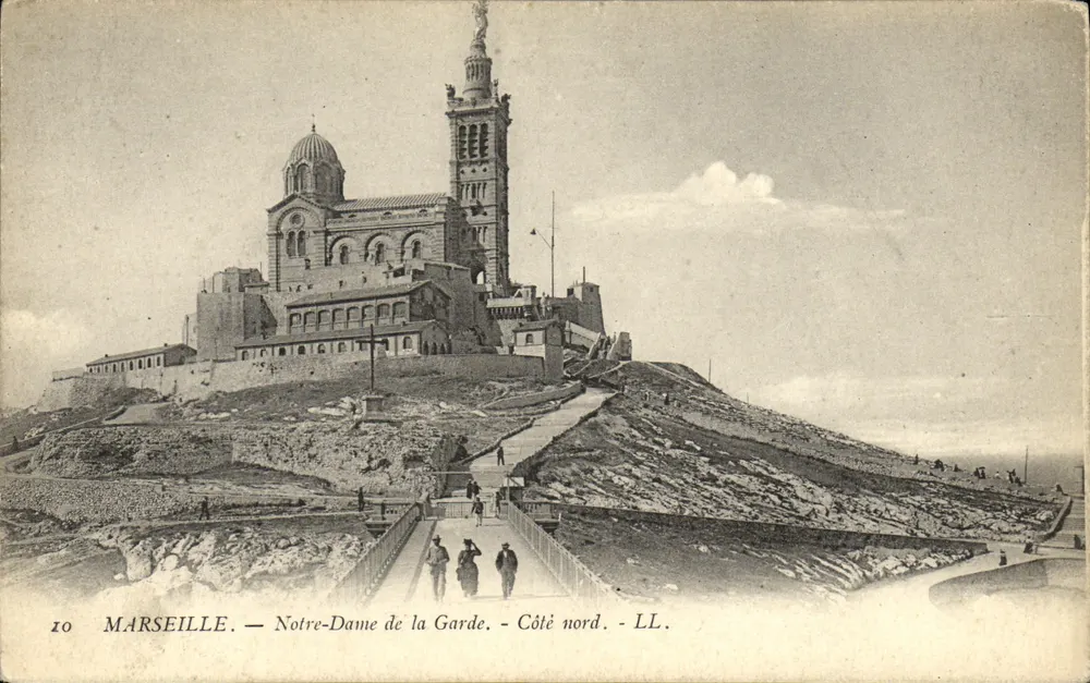 Marseille — Notre-Dame de la Garde — Nordseite — LL. - Vorderseite