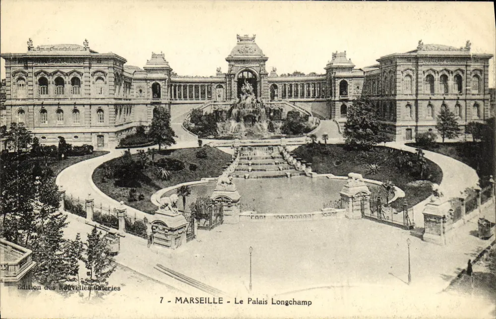 Marselha - O Palácio Longchamp — Edição das Novas Galerias, n°7 - Frente