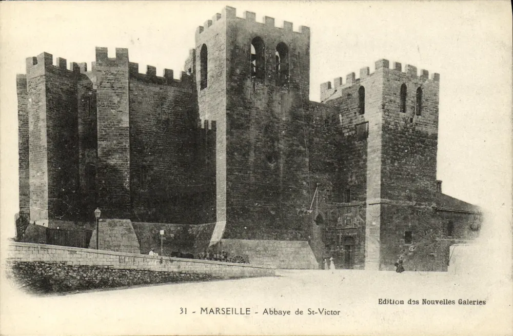 Marselha — Abadia de St-Victor — Edição das Novas Galerias, n°31 - Frente