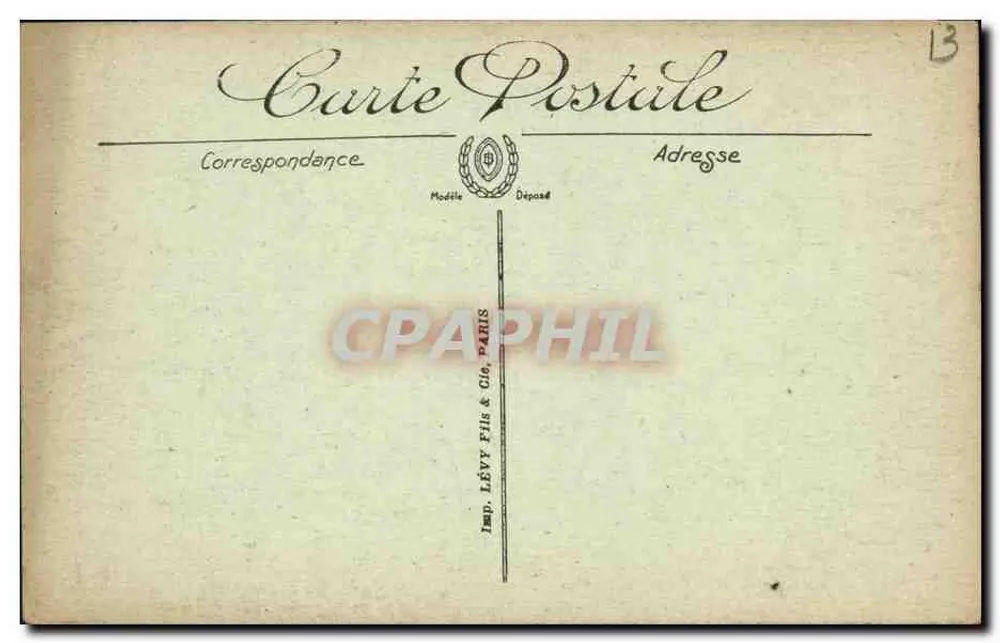 Marselha — Nossa Senhora da Guarda — H.L. - Verso