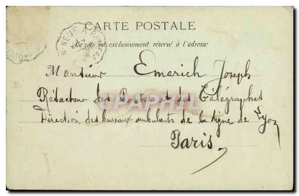 Marselha: O Forte St-Jean — G. M. — n° 118 - Verso