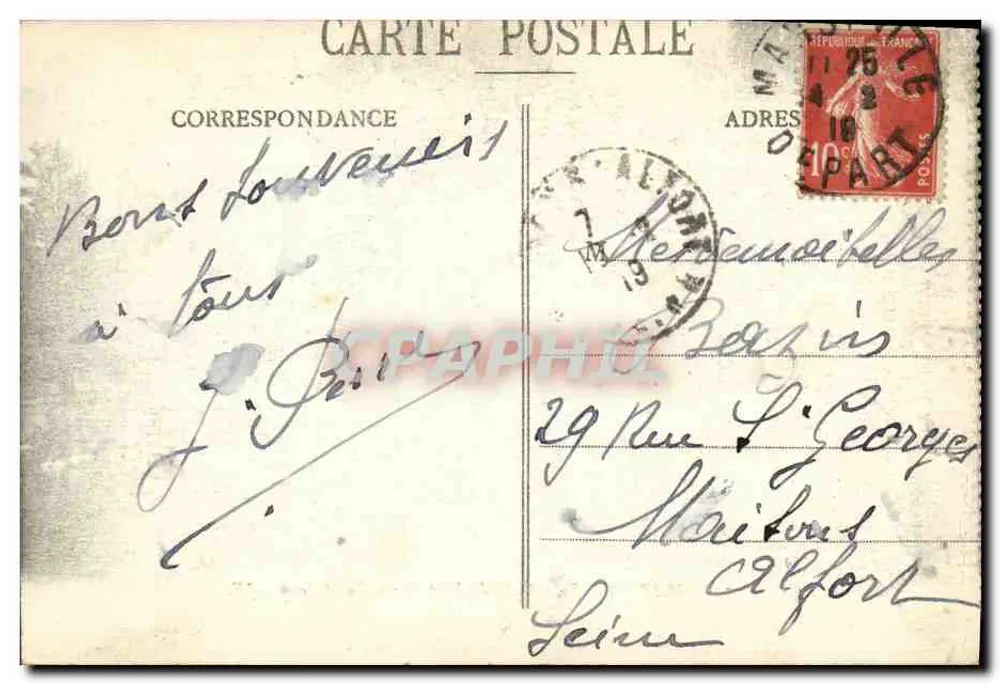 Marseille - Cathédrale et Canal Saint-Jean — J.F. éditeur - Rückseite
