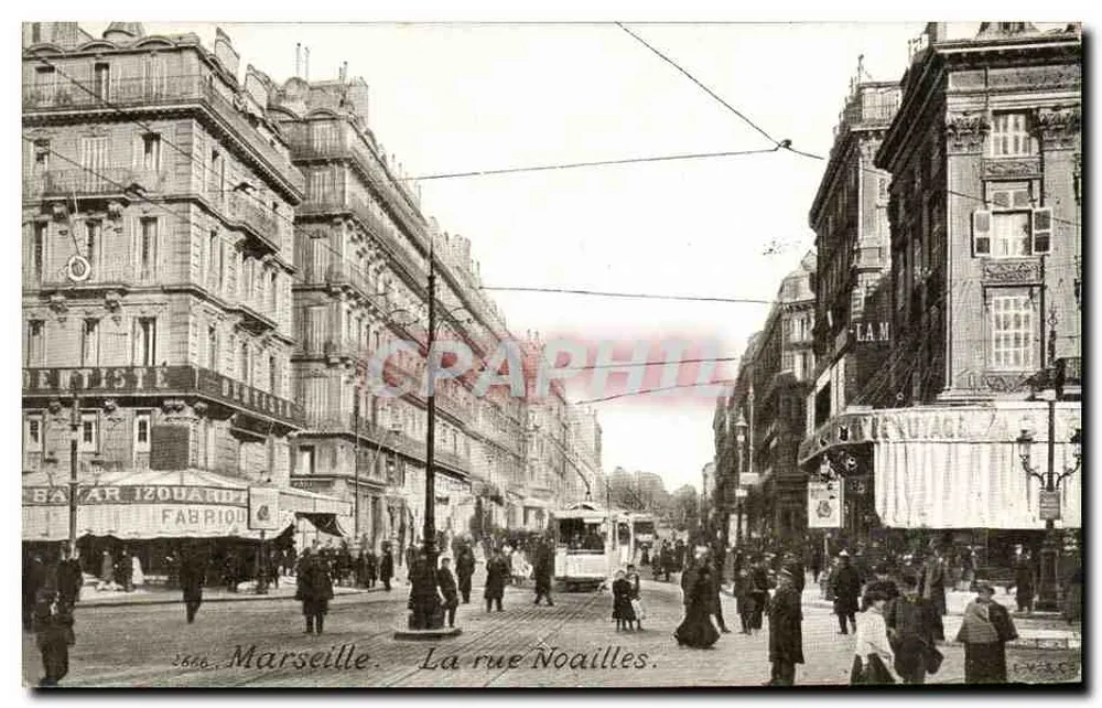 Marseille — La rue Noailles — Uitgever P. VARES, n° 2666 - Voorkant