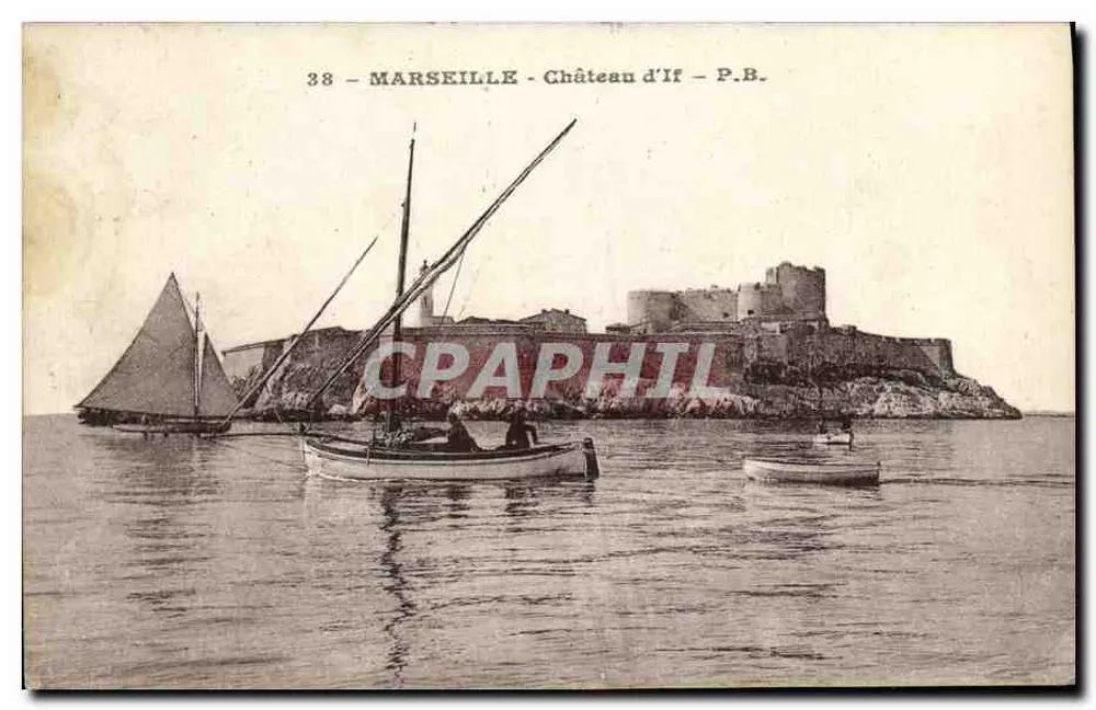 Castelo d'If — Marselha — P.B. — n°38 - Frente