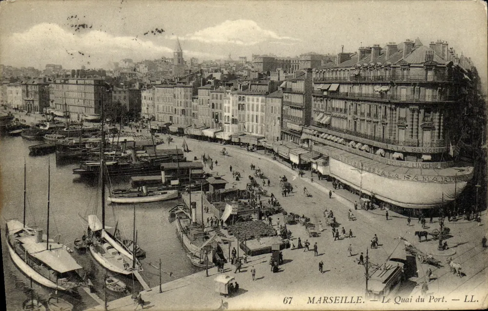 Marseille — Le Quai du Port — LL. — 67 - Vorderseite