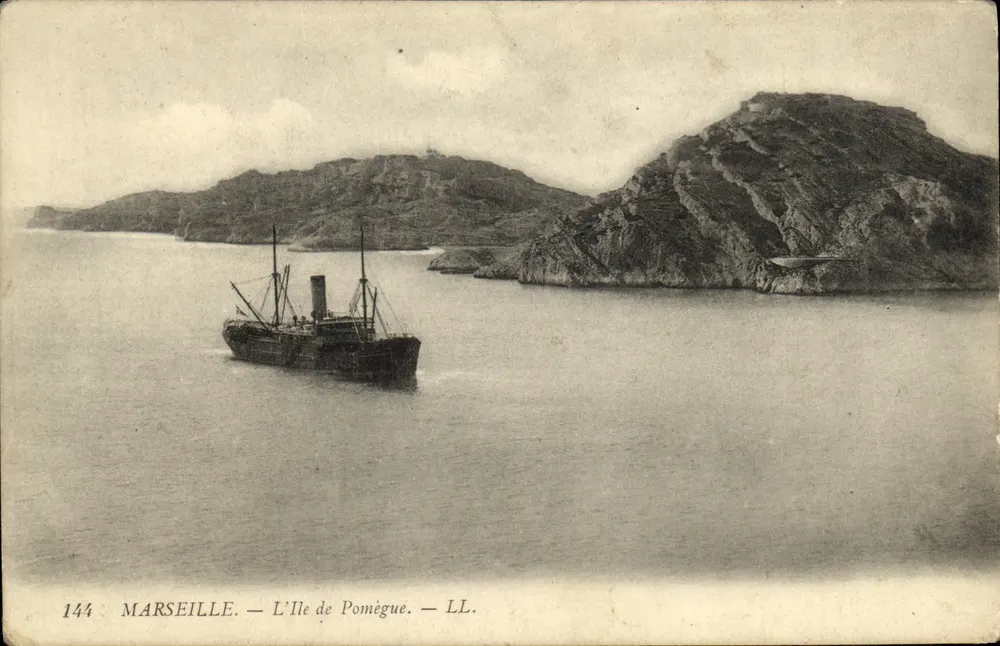 Marselha — A Ilha de Pomégue — LL. n° 144 - Frente