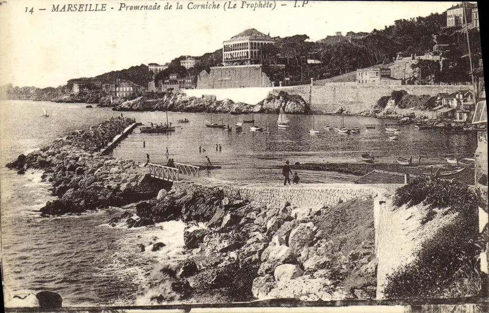 Marseille - Promenade de la Corniche (Le Prophète) - T.P. 14 - Frente