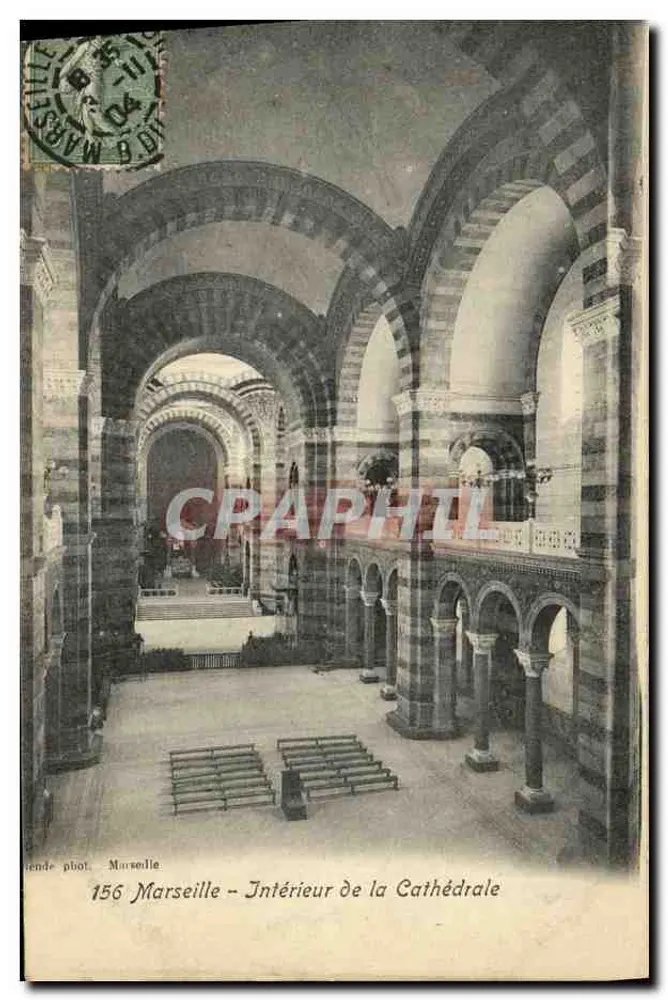 Marseille - Interior da Catedral — fotografia de Marseille, n° 156 - Frente