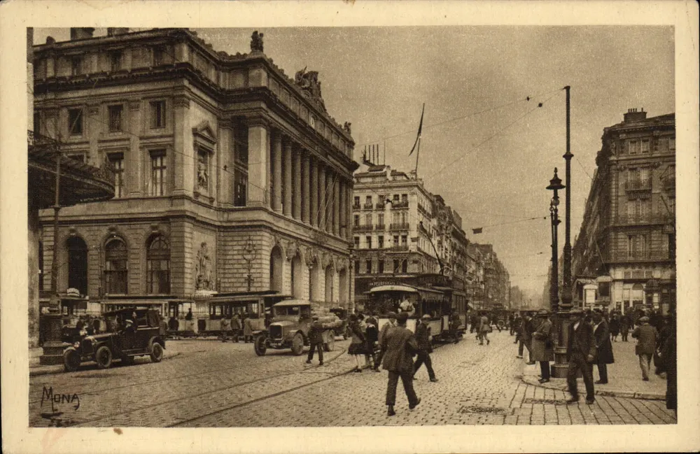 La Cannebière und die Bourse — 1852-1860 — Mona, SE 1 - Vorderseite