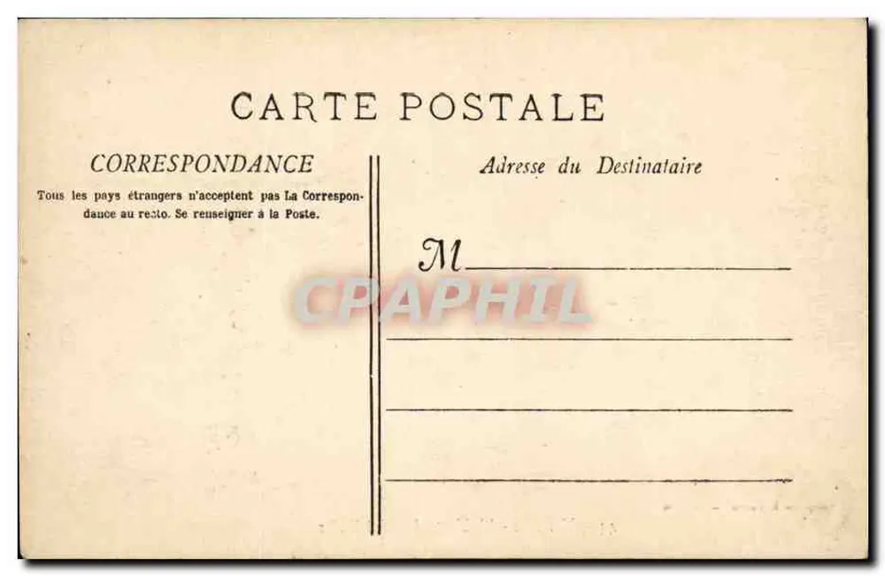 Marseille — A Abadia de São Vicente — Fototipo E. Lacour - Verso