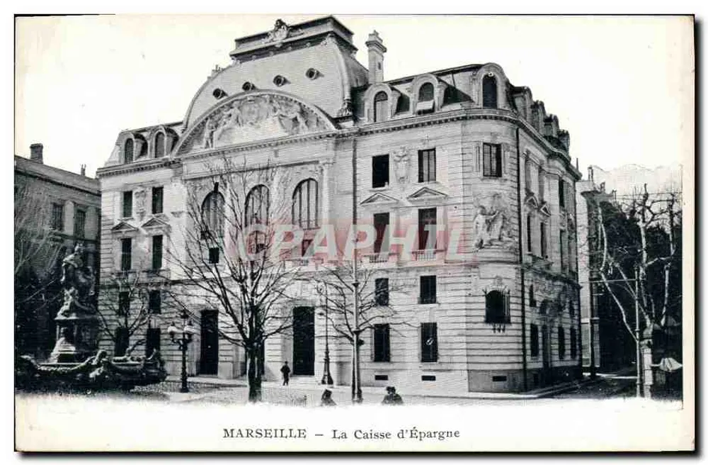 Marselha — A Caixa de Economia — editor não identificado - Frente