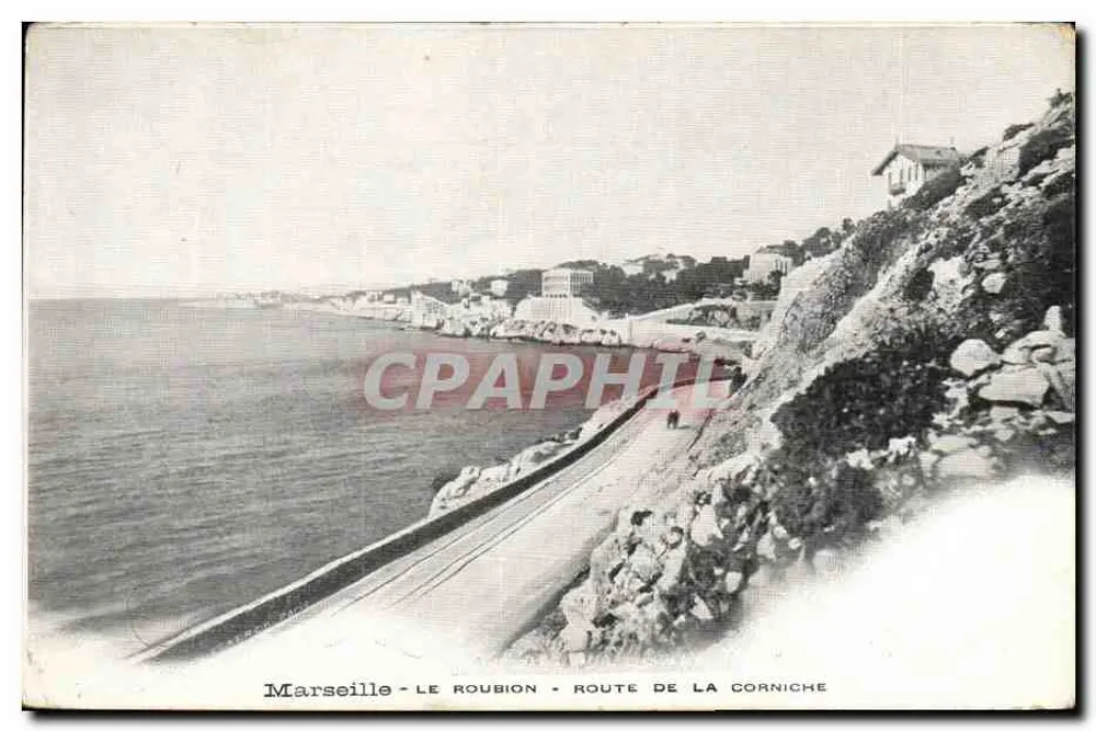 Marseille - Le Roublion - Estrada da Corniche - Frente