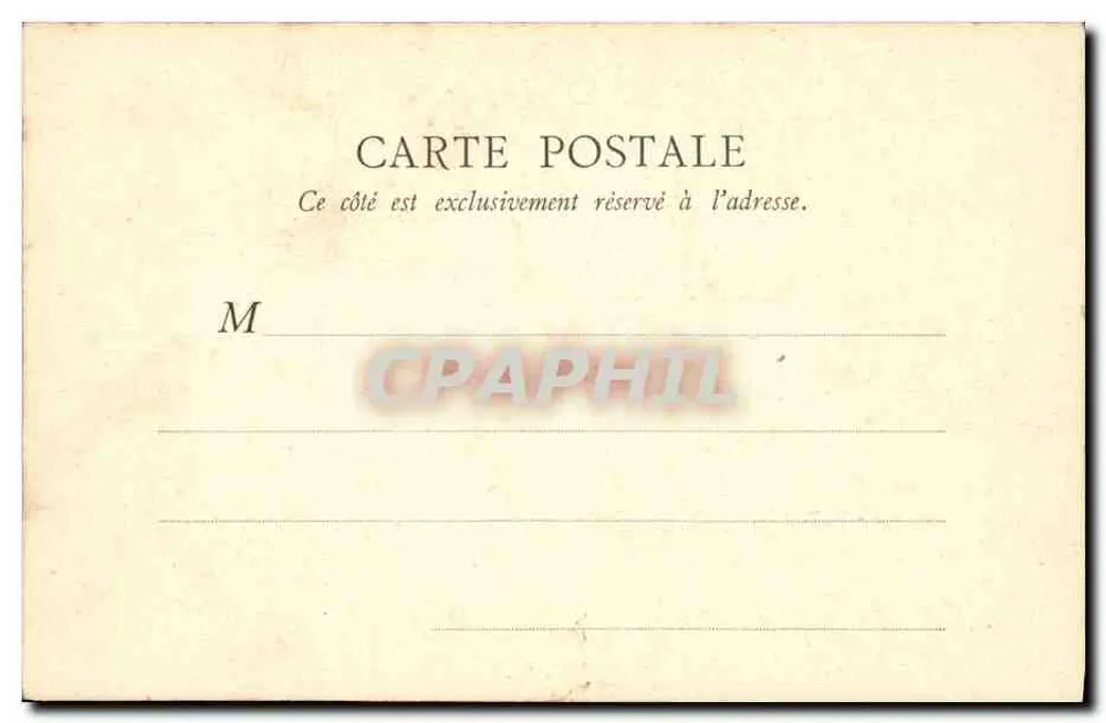 Marseille - Der alte Hafen - N.-D. de la Garde — B. F., Paris - Rückseite