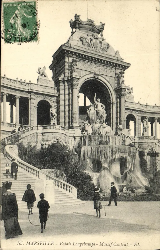 Marseille - Palais Longchamps - Massif Central - EL. - Awers