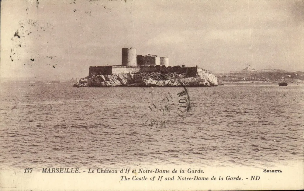 Marseille - Schloss If und Notre-Dame de la Garde - Selecta 177 - Vorderseite