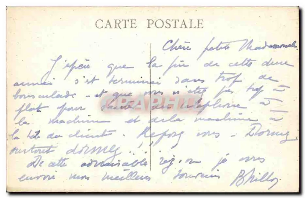 Marselha — O Castelo de If — Editor 'Procti' - Verso