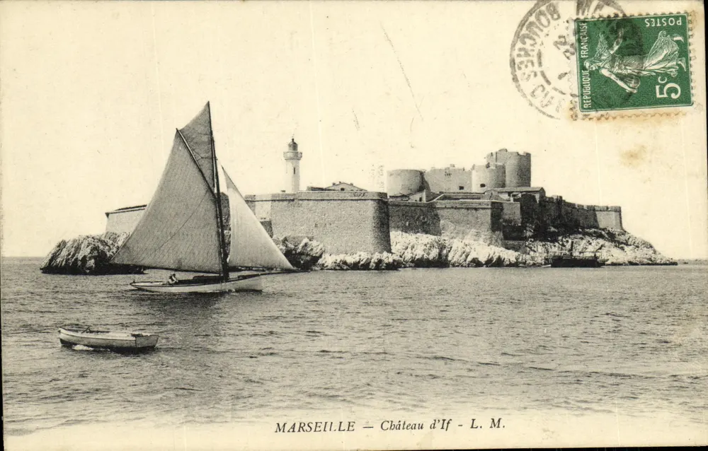 Marselha — Castelo de If — L. M. - Frente