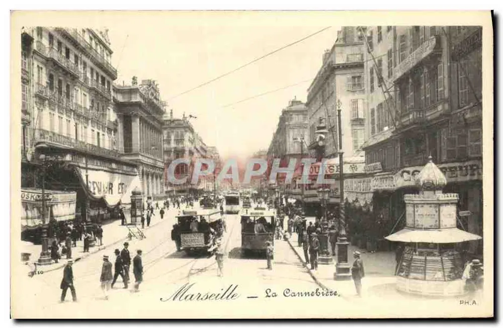 Marseille — La Canebière — PH.A. - Frente