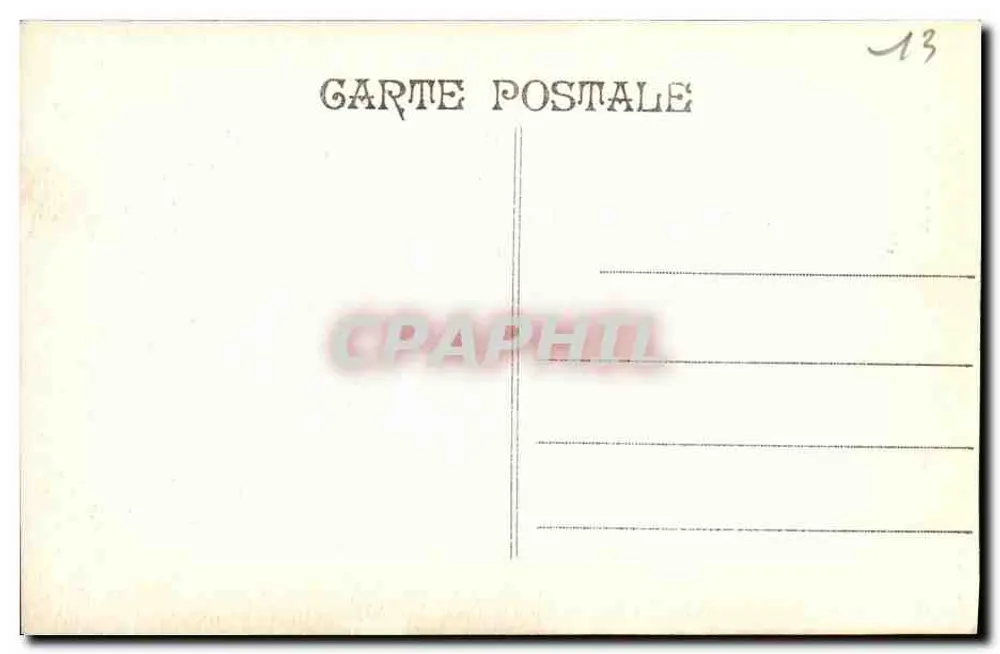 Marseille — Kolonialausstellung 1922 — Palast der Indochina, Haupttreppe - Rückseite