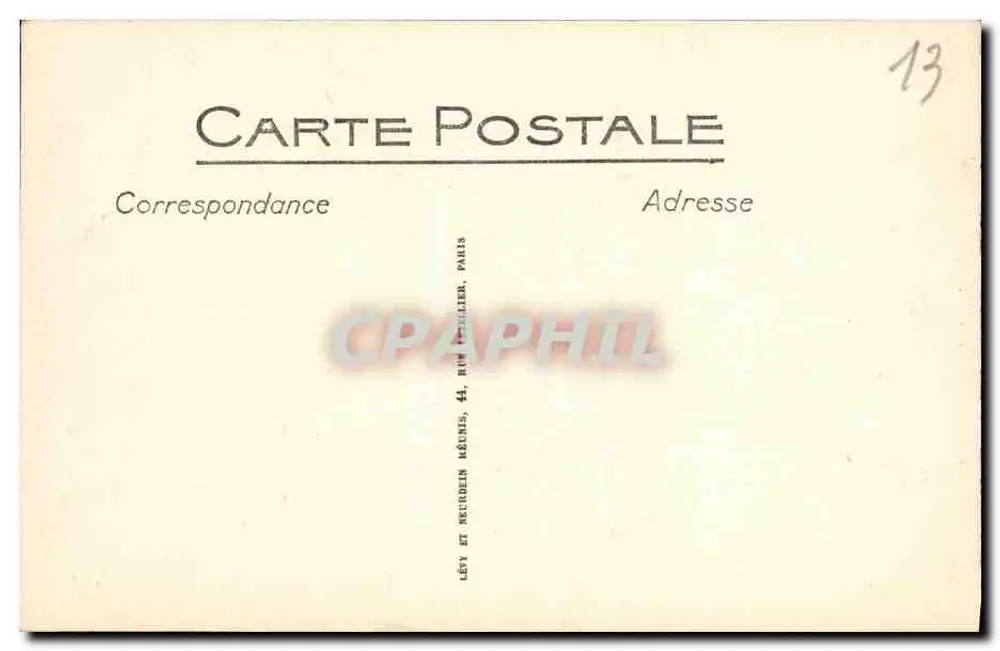 Exposition Coloniale de Marseille — Ein Mauritanier und sein Kamel — LL - Rückseite