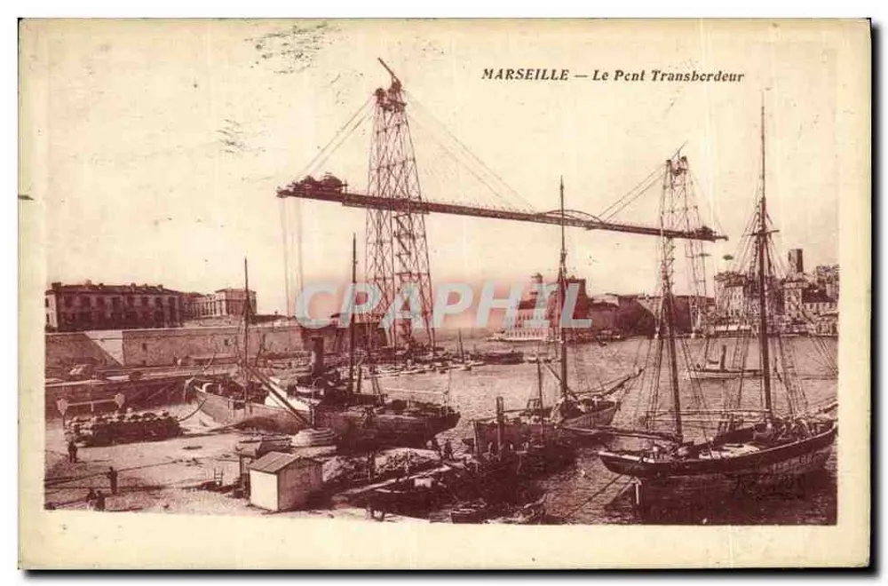 Marselha — O Ponte Transbordeur — Editor não identificado - Frente