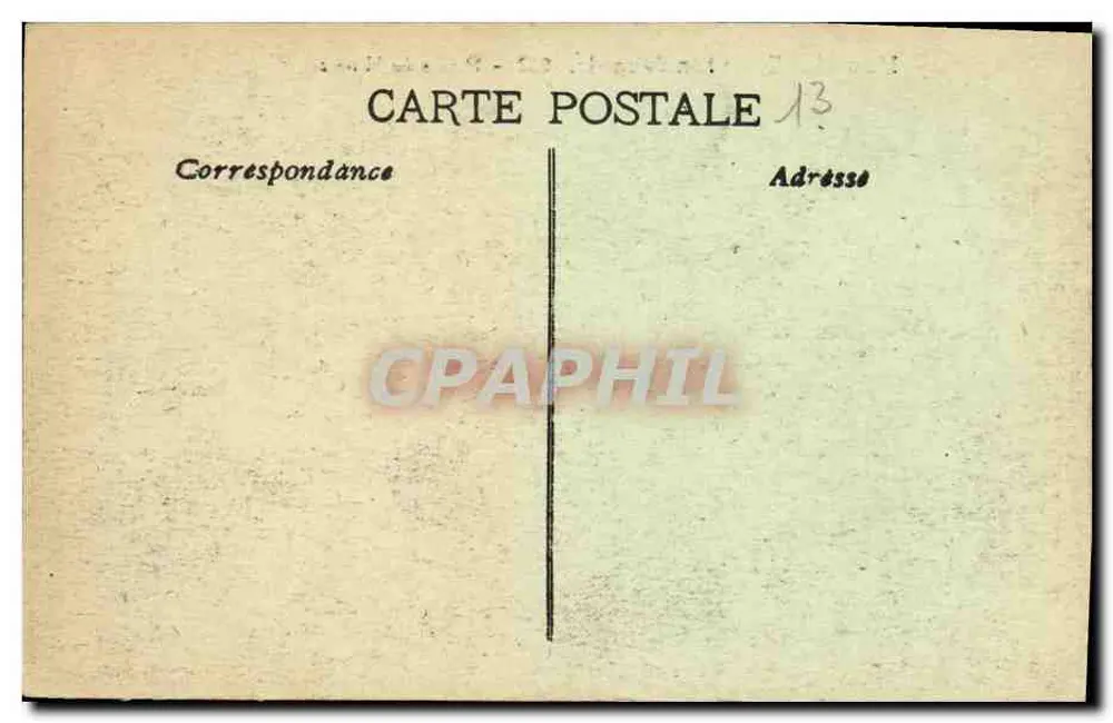 Marseille - Kolonialausstellung, 1922. - Palast von Marokko. - Palast von Marokko - Rückseite