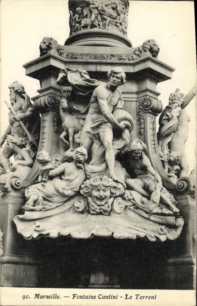 Marseille — Fontaine Cantini - Der Torrent — n°90 - Vorderseite