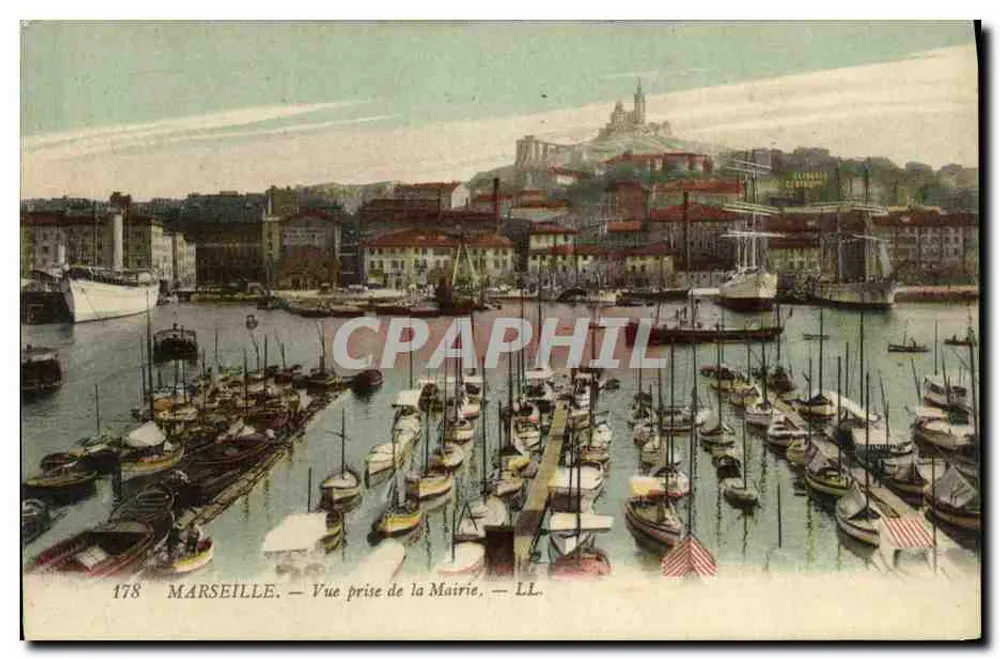 Marseille — Blick vom Rathaus aus — LL. n° 178 - Vorderseite