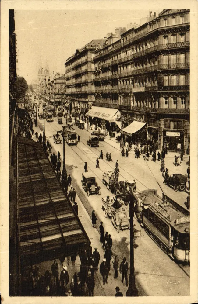 Vista da rua da Concorde em Paris — editor La Concorde, n° 13 - Frente