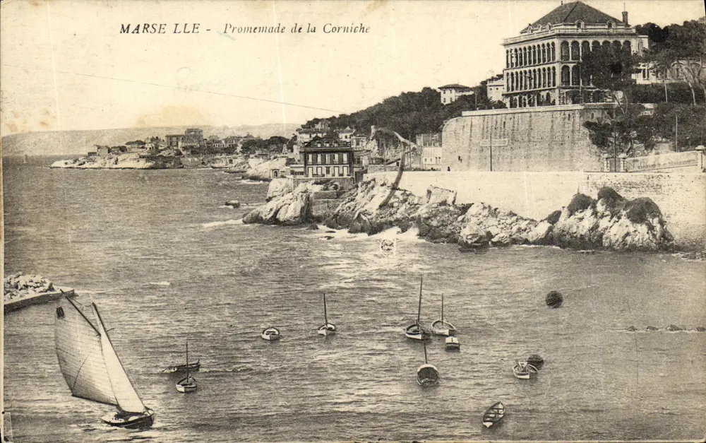 Marselha - Promenade de la Corniche — editor não identificado, n° de série não visível - Frente