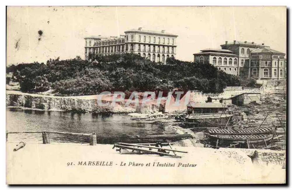 Marselha — O Farol e o Instituto Pasteur — Graphiti, n° 91 - Frente