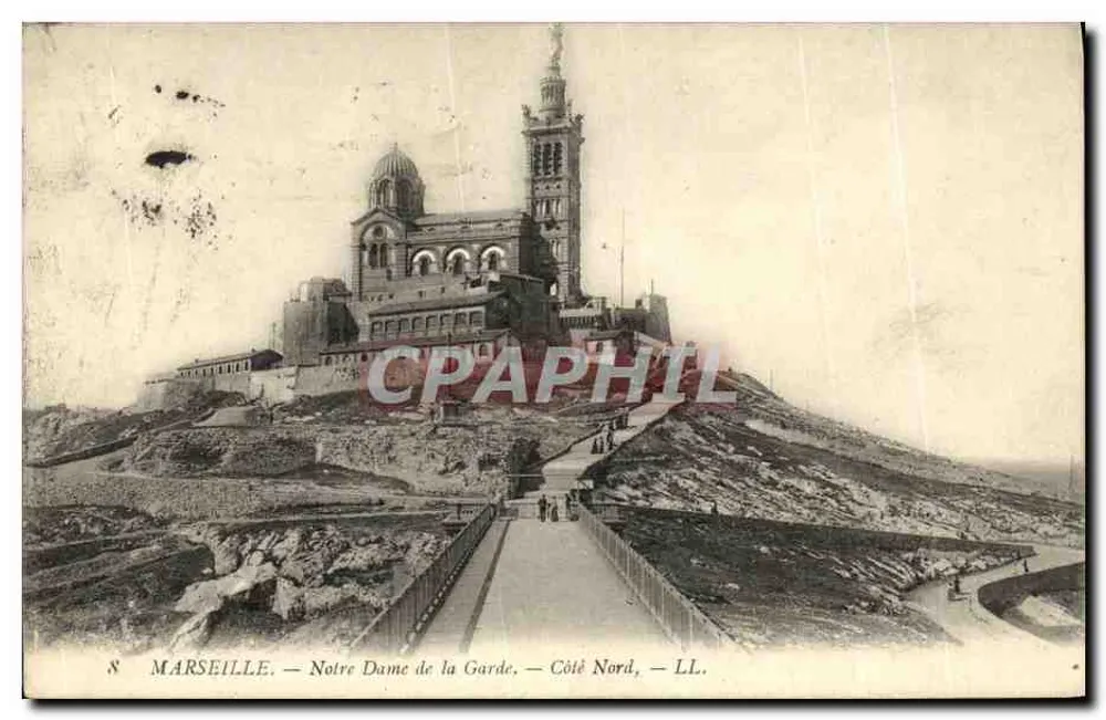 Marseille — Notre Dame de la Garde — Nordseite — LL. - Vorderseite
