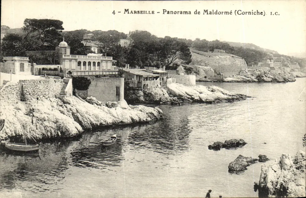 Marseille - Panorama de Maldormé (Corniche) - I.C. - Frente