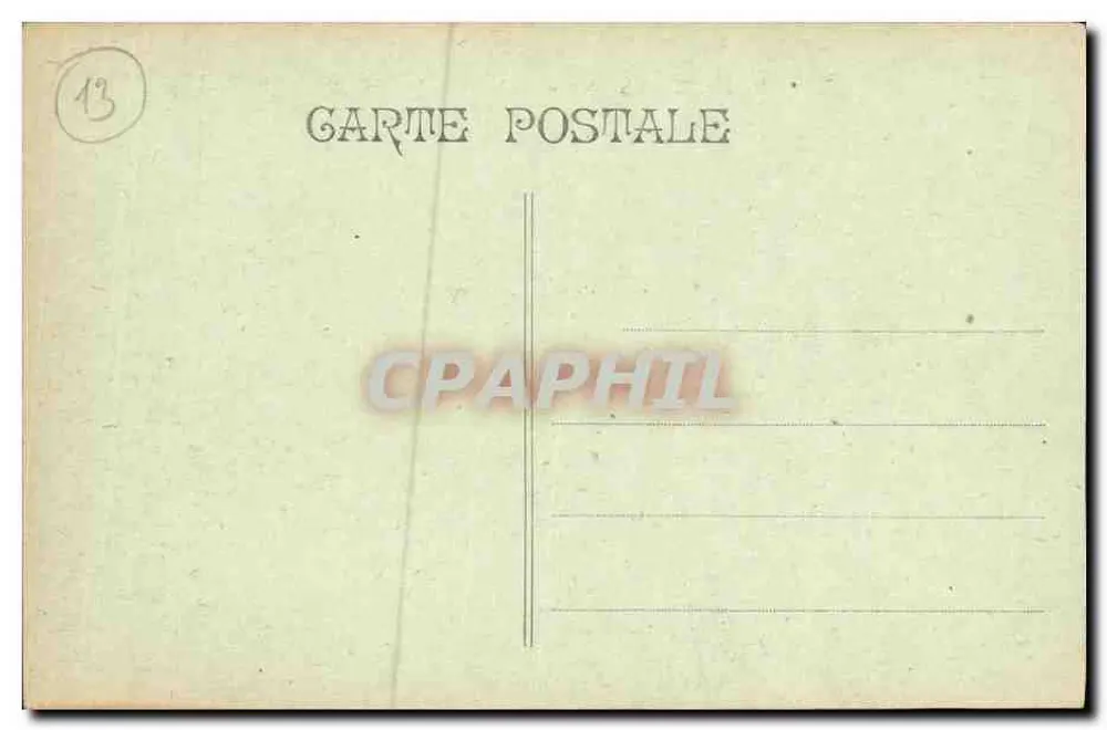 Marseille - Faro della Désirade - L.Y - Verso