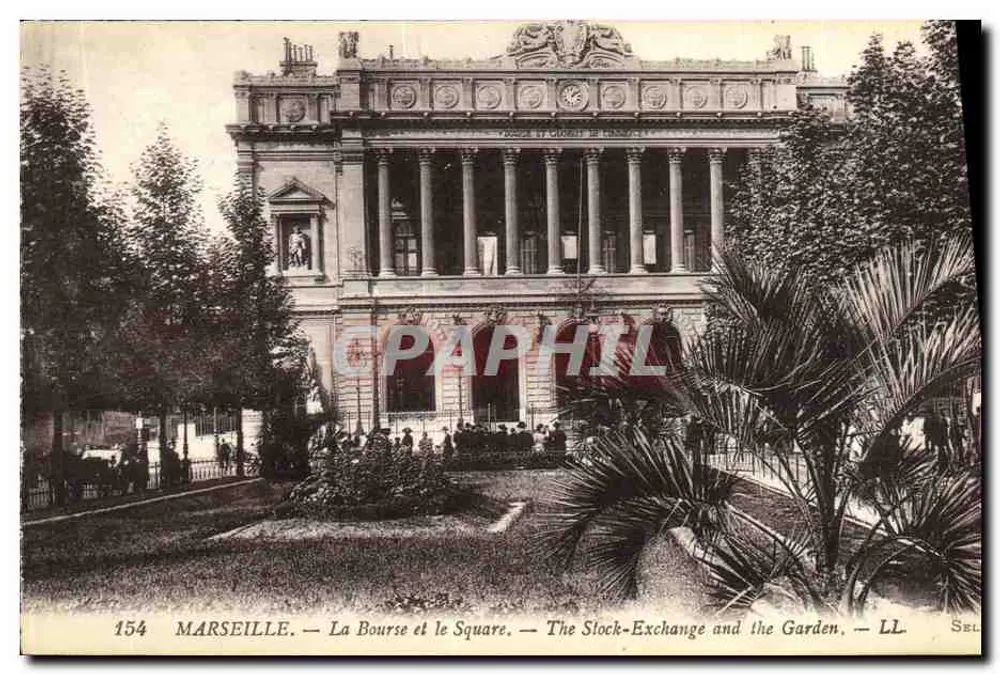 Marselha — A Bolsa e o Pátio — LL - Frente