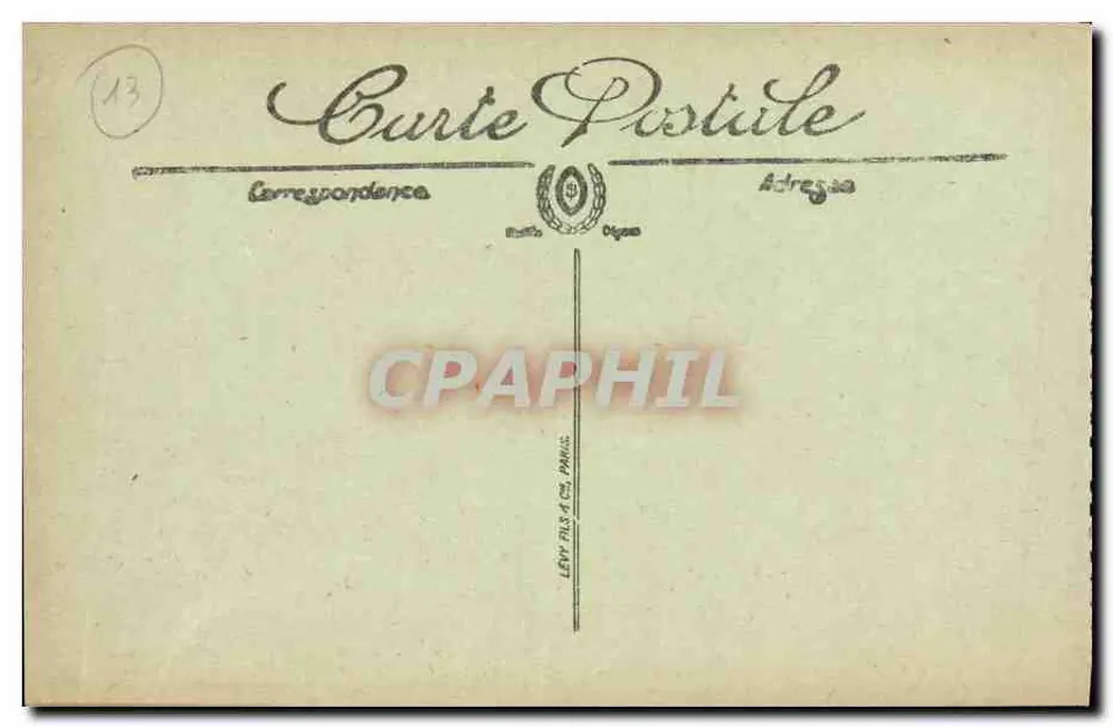 Marseille — Die Promenade — Das Palace-Hôtel und die Inseln — Selecta n° 422 - Rückseite