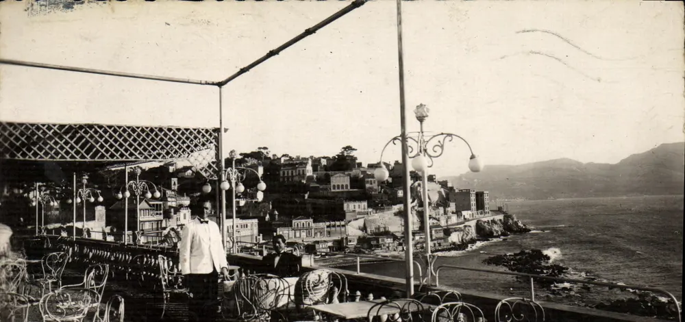 Promenade der Corniche — Der Prophet von der Reserve gesehen — A. TARD, Fotoverlag, Marseille - Vorderseite
