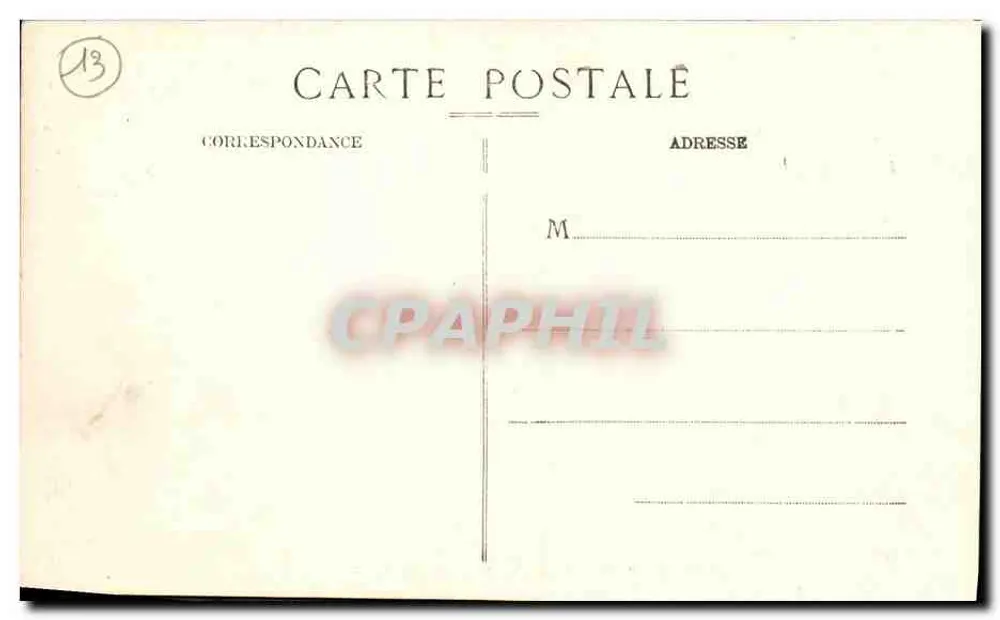 Marseille — Allgemeiner Blick auf N.-D. de la Garde — Sonderausgabe des Heiligtums, Verlag Sceau de Marseille - Rückseite