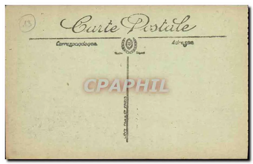 Marselha — A Igreja dos Reformados — Igreja Protestante — Selecta — LL - Verso