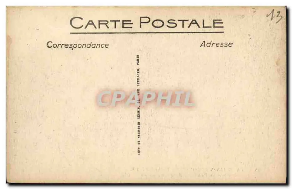 Innenraum des Palais de l'Afrique occidentale — Kolonialausstellung in Marseille — LL, n° 98 - Rückseite