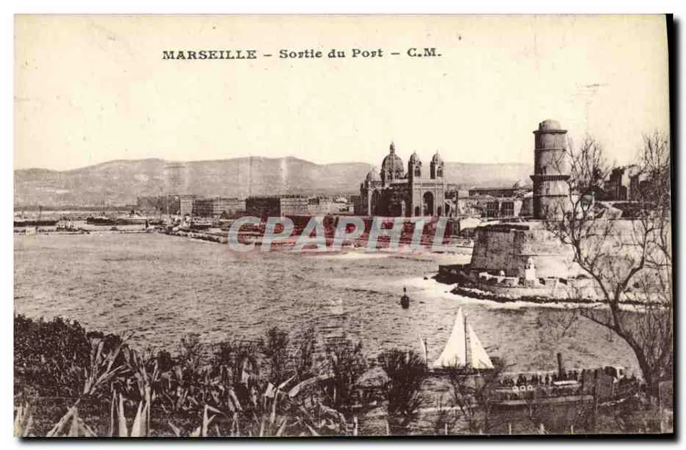 Marselha — Saída do Porto — C.M. - Frente