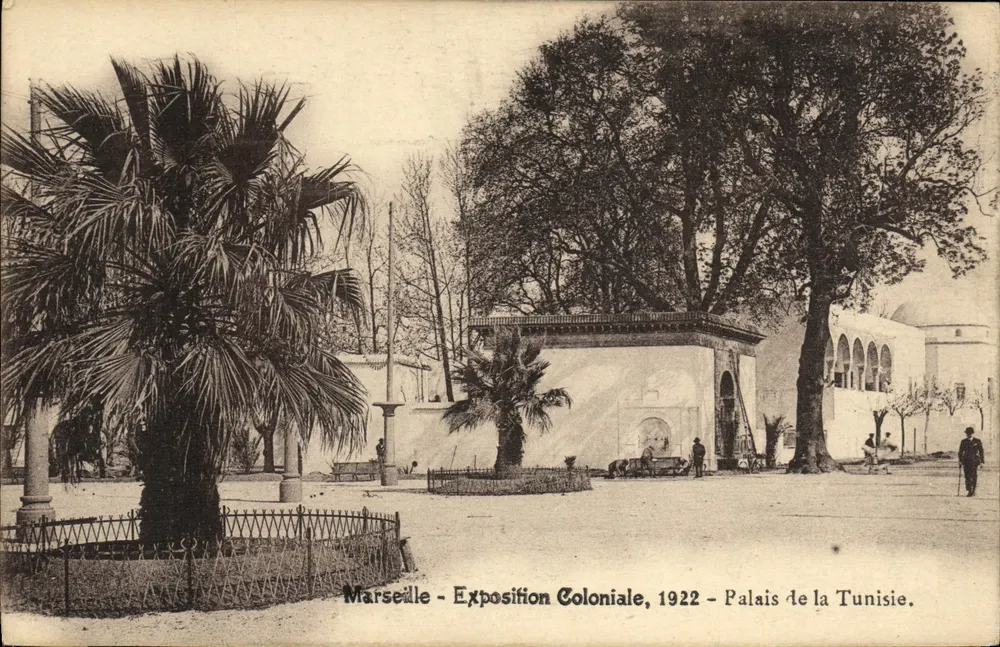Marseille - Kolonialausstellung, 1922 - Palast von Tunesien - Vorderseite