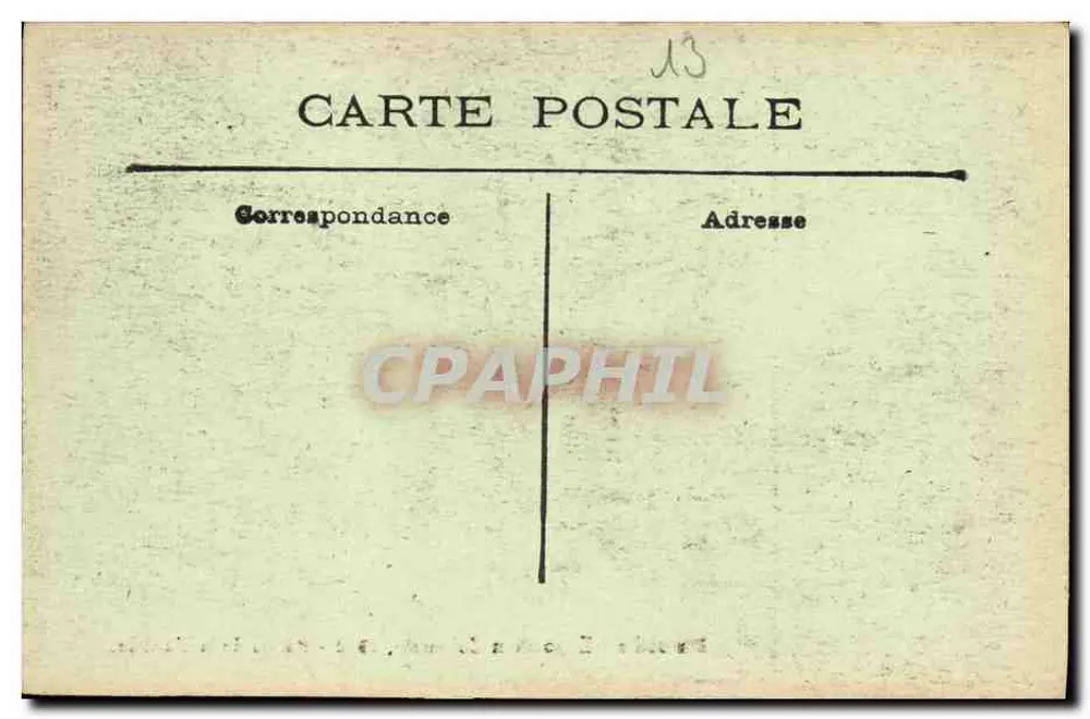 Marseille - Kolonialausstellung, 1922 - Palast von Tunesien - Rückseite